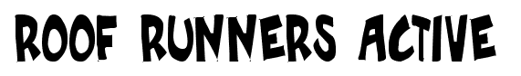 Roof Runners Active font